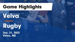 Velva  vs Rugby  Game Highlights - Jan. 31, 2023