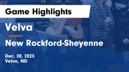 Velva  vs New Rockford-Sheyenne  Game Highlights - Dec. 28, 2023