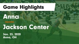 Anna  vs Jackson Center  Game Highlights - Jan. 23, 2020