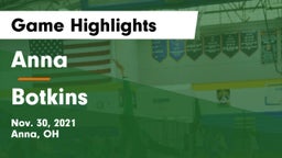 Anna  vs Botkins  Game Highlights - Nov. 30, 2021