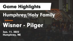 Humphrey/Holy Family  vs Wisner - Pilger  Game Highlights - Jan. 11, 2022