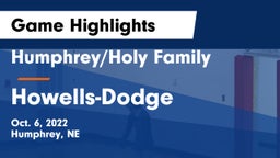 Humphrey/Holy Family  vs Howells-Dodge  Game Highlights - Oct. 6, 2022