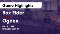 Box Elder  vs Ogden  Game Highlights - Feb 7, 2017