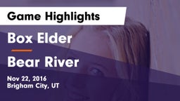 Box Elder  vs Bear River  Game Highlights - Nov 22, 2016