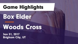 Box Elder  vs Woods Cross  Game Highlights - Jan 31, 2017