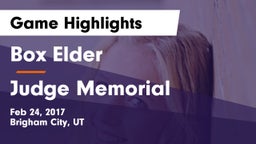 Box Elder  vs Judge Memorial  Game Highlights - Feb 24, 2017
