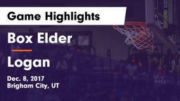 Box Elder  vs Logan  Game Highlights - Dec. 8, 2017