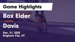 Box Elder  vs Davis  Game Highlights - Dec. 31, 2020