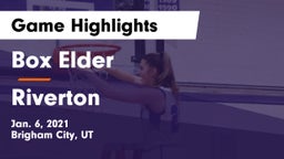 Box Elder  vs Riverton  Game Highlights - Jan. 6, 2021