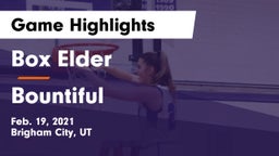 Box Elder  vs Bountiful  Game Highlights - Feb. 19, 2021