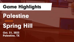 Palestine  vs Spring Hill  Game Highlights - Oct. 31, 2023