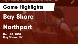 Bay Shore  vs Northport  Game Highlights - Dec. 20, 2018