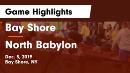 Bay Shore  vs North Babylon  Game Highlights - Dec. 5, 2019