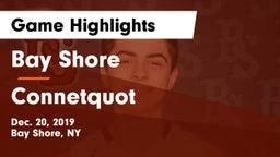 Bay Shore  vs Connetquot  Game Highlights - Dec. 20, 2019