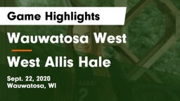 Wauwatosa West  vs West Allis Hale Game Highlights - Sept. 22, 2020