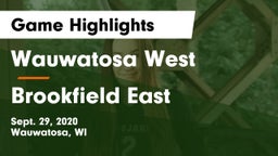 Wauwatosa West  vs Brookfield East  Game Highlights - Sept. 29, 2020