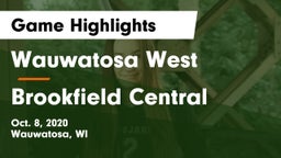 Wauwatosa West  vs Brookfield Central  Game Highlights - Oct. 8, 2020