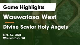 Wauwatosa West  vs Divine Savior Holy Angels Game Highlights - Oct. 13, 2020