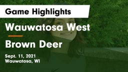 Wauwatosa West  vs Brown Deer Game Highlights - Sept. 11, 2021