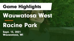 Wauwatosa West  vs Racine Park  Game Highlights - Sept. 13, 2021