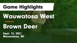 Wauwatosa West  vs Brown Deer Game Highlights - Sept. 13, 2021