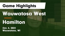 Wauwatosa West  vs Hamilton  Game Highlights - Oct. 4, 2022
