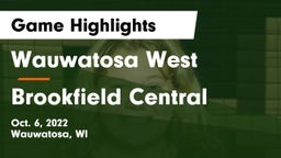 Wauwatosa West  vs Brookfield Central  Game Highlights - Oct. 6, 2022