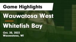Wauwatosa West  vs Whitefish Bay  Game Highlights - Oct. 20, 2022