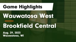 Wauwatosa West  vs Brookfield Central  Game Highlights - Aug. 29, 2023