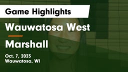 Wauwatosa West  vs Marshall  Game Highlights - Oct. 7, 2023
