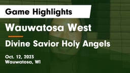 Wauwatosa West  vs Divine Savior Holy Angels Game Highlights - Oct. 12, 2023