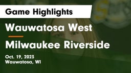 Wauwatosa West  vs Milwaukee Riverside Game Highlights - Oct. 19, 2023