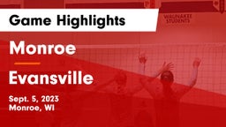 Monroe  vs Evansville  Game Highlights - Sept. 5, 2023