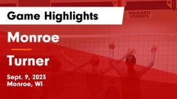Monroe  vs Turner  Game Highlights - Sept. 9, 2023