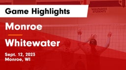 Monroe  vs Whitewater  Game Highlights - Sept. 12, 2023
