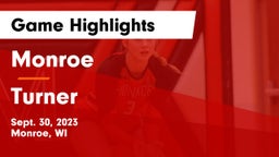 Monroe  vs Turner  Game Highlights - Sept. 30, 2023