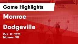 Monroe  vs Dodgeville  Game Highlights - Oct. 17, 2023