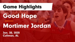 Good Hope  vs Mortimer Jordan  Game Highlights - Jan. 30, 2020