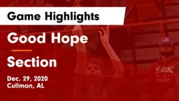 Good Hope  vs Section  Game Highlights - Dec. 29, 2020