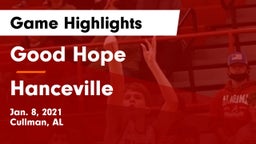 Good Hope  vs Hanceville  Game Highlights - Jan. 8, 2021