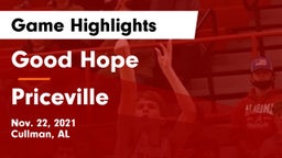 Good Hope  vs Priceville  Game Highlights - Nov. 22, 2021