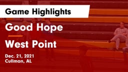 Good Hope  vs West Point  Game Highlights - Dec. 21, 2021