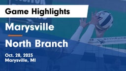 Marysville  vs North Branch  Game Highlights - Oct. 28, 2023