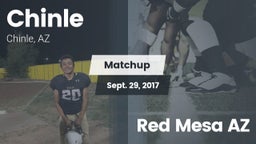 Matchup: Chinle  vs. Red Mesa  AZ 2017