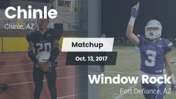 Matchup: Chinle  vs. Window Rock  2017