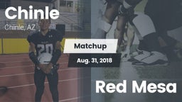 Matchup: Chinle  vs. Red Mesa 2018