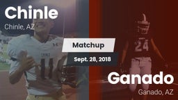 Matchup: Chinle  vs. Ganado  2018