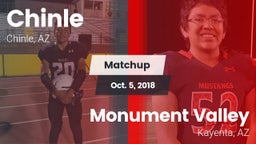 Matchup: Chinle  vs. Monument Valley  2018