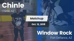 Matchup: Chinle  vs. Window Rock  2018