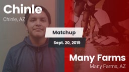 Matchup: Chinle  vs. Many Farms  2019